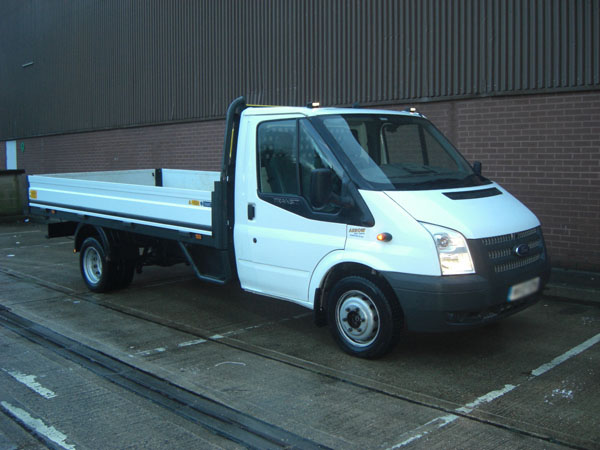 Dropside transit van